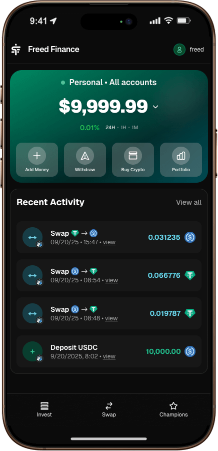 Freed Finance Superdapp